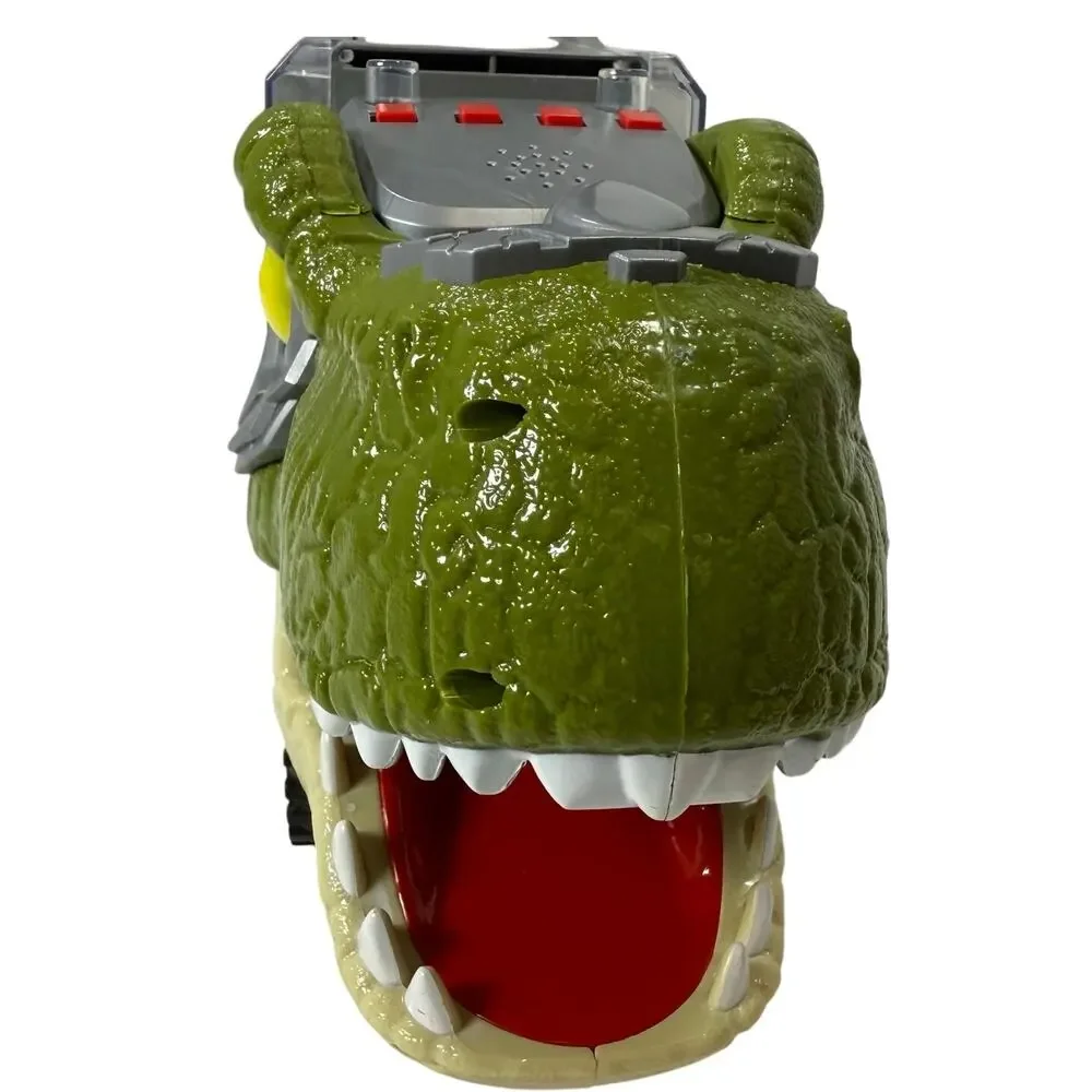 Dinosaur Car Carrier Truck Holds 12 Cars w/ Lights & 4 Sounds Toy Vehicle